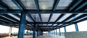 Industrial buildings, warehouses and PEB structures - steel decking application