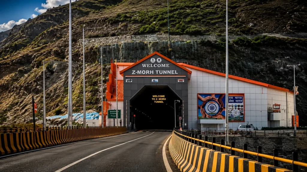Z-Morh Tunnel Ladakh roofing